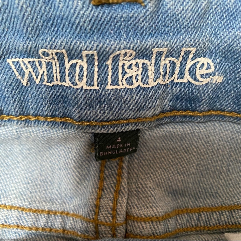 NWT Wild Fable Women's High-Rise Denim Mini Skirt - Picture 6 of 6